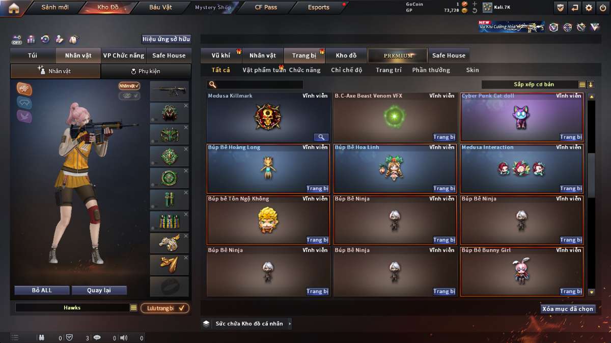 shop acc cf uy tin gia re